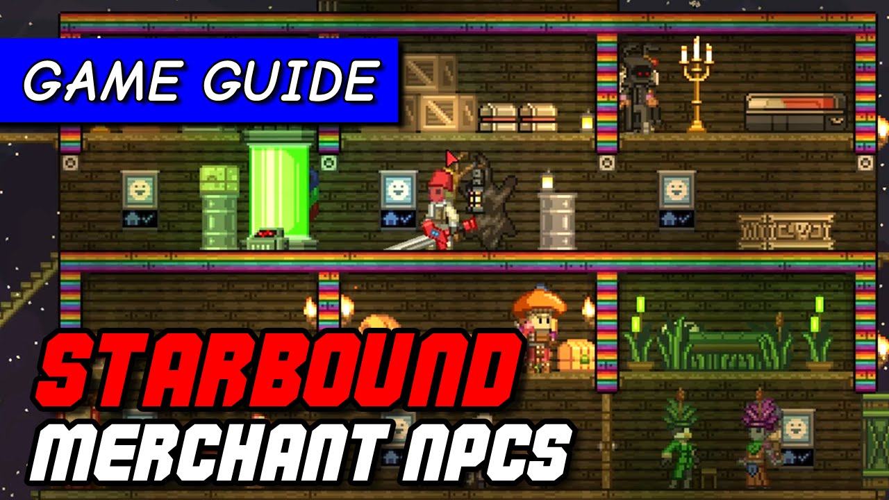 Как привлечь торговцев в колонию NPC Starbound | Руководство по игре [Pleased Giraffe]