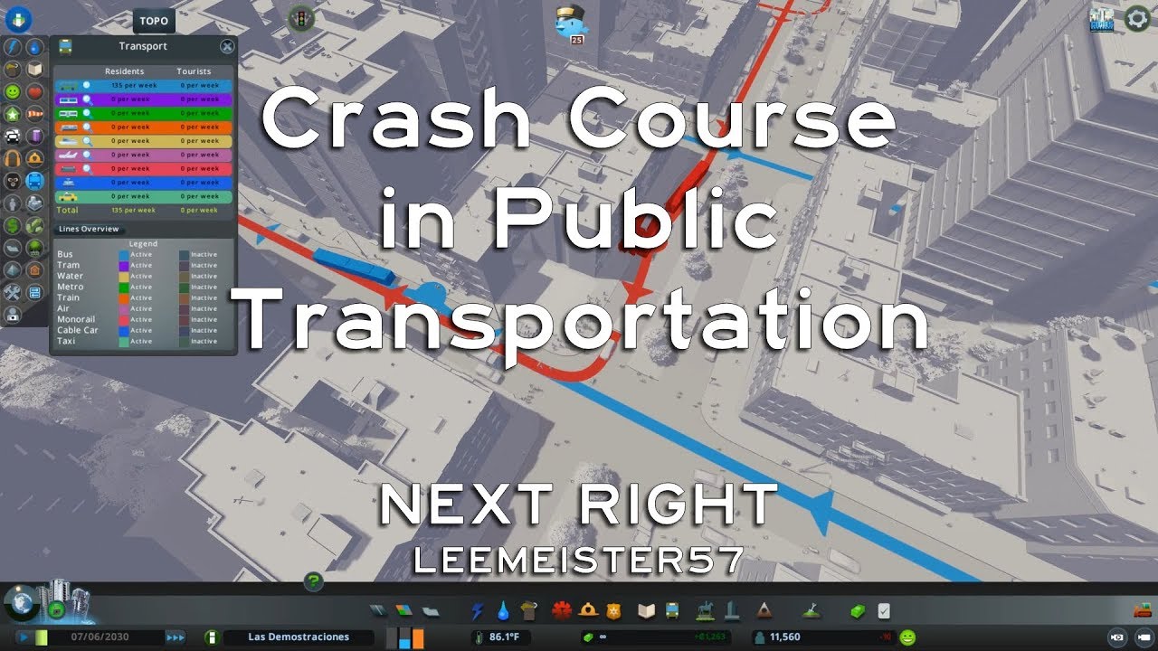 Crash Course in Public Transportation | Cities: Skylines