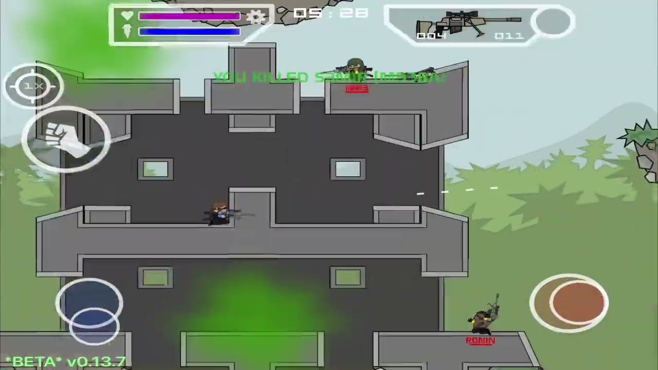 Mini Militia: AXL vs vSquad Ft. Captain, Tweak, Heat, Near & Entrox [5-2]