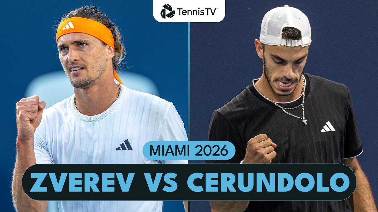 Alexander Zverev vs Francisco Cerundolo Highlights | Miami 2026