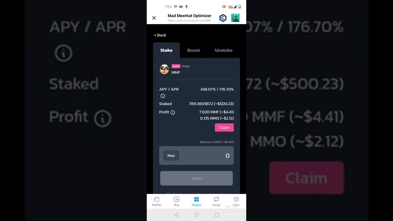 how to check MMF sake pools on MM finance #Defi #wallet #crypto
