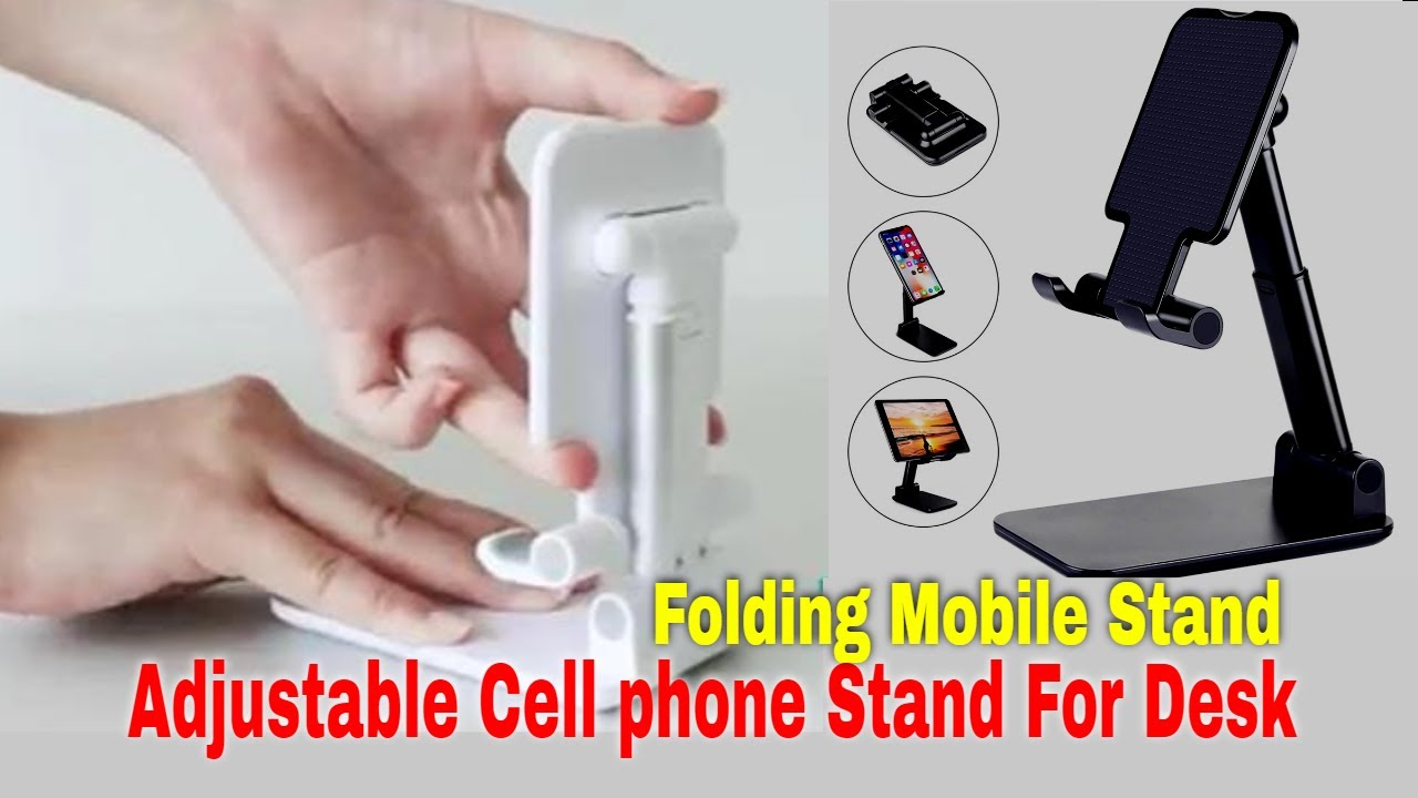 Folding Mobile Stand Phone Stand For online Classes Flexible Mobile Stand Mobile Table Stand