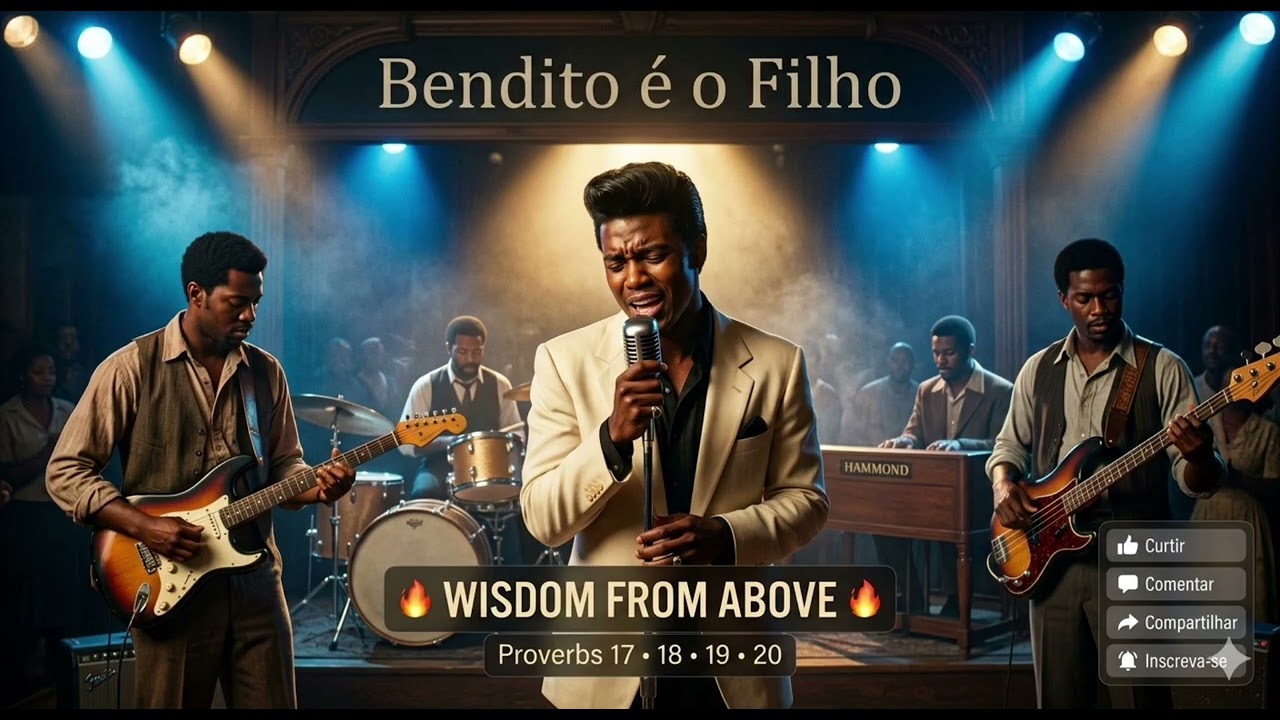  🎸A LÍNGUA PODE CURAR OU DESTRUIR  PROVÉRBIOS. 17,18,19,20  em Blues Gospel 