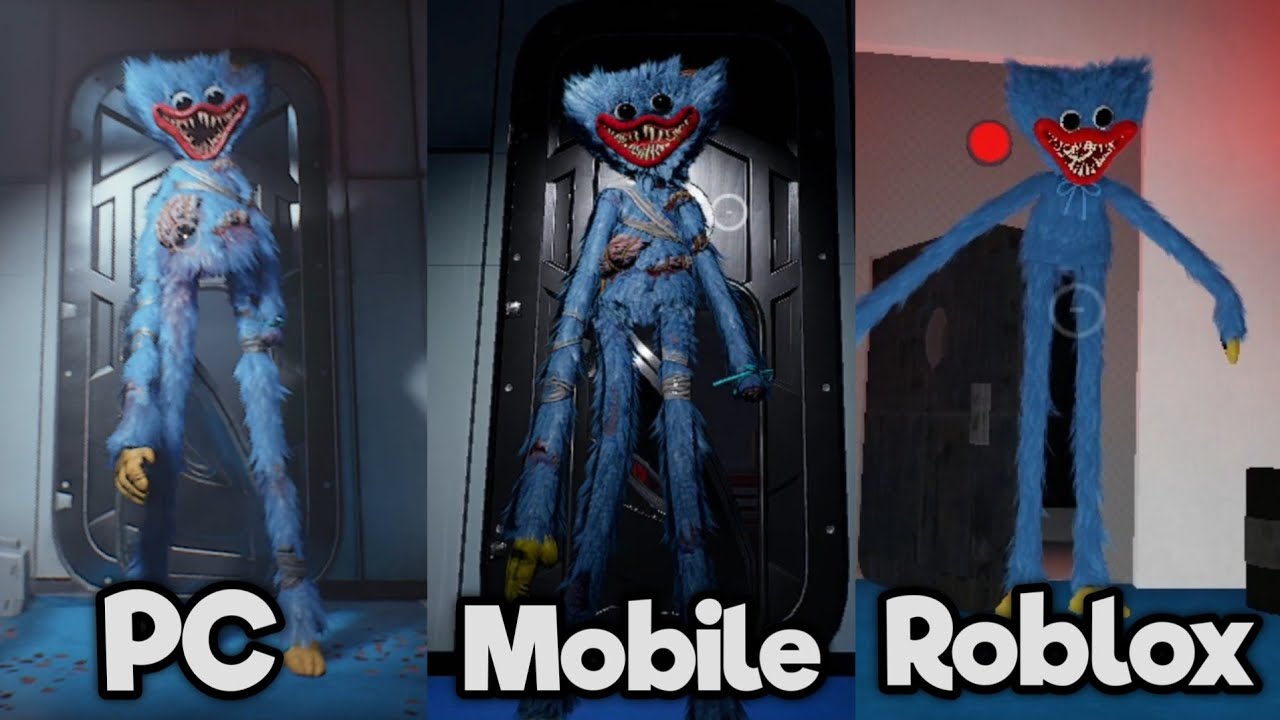 Poppy Playtime Chapter 5 - Pc Vs Mobile Vs Roblox Comparison | First Minutes of Gameplay (Fangames)