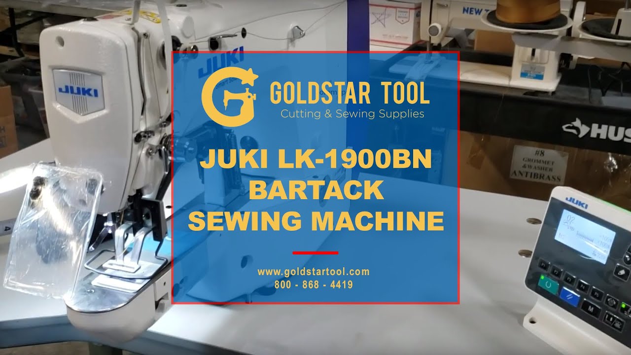 Учебное пособие - Швейная машина для закрепок JUKI LK-1900BN - Goldstartool.com - 800-868-4419