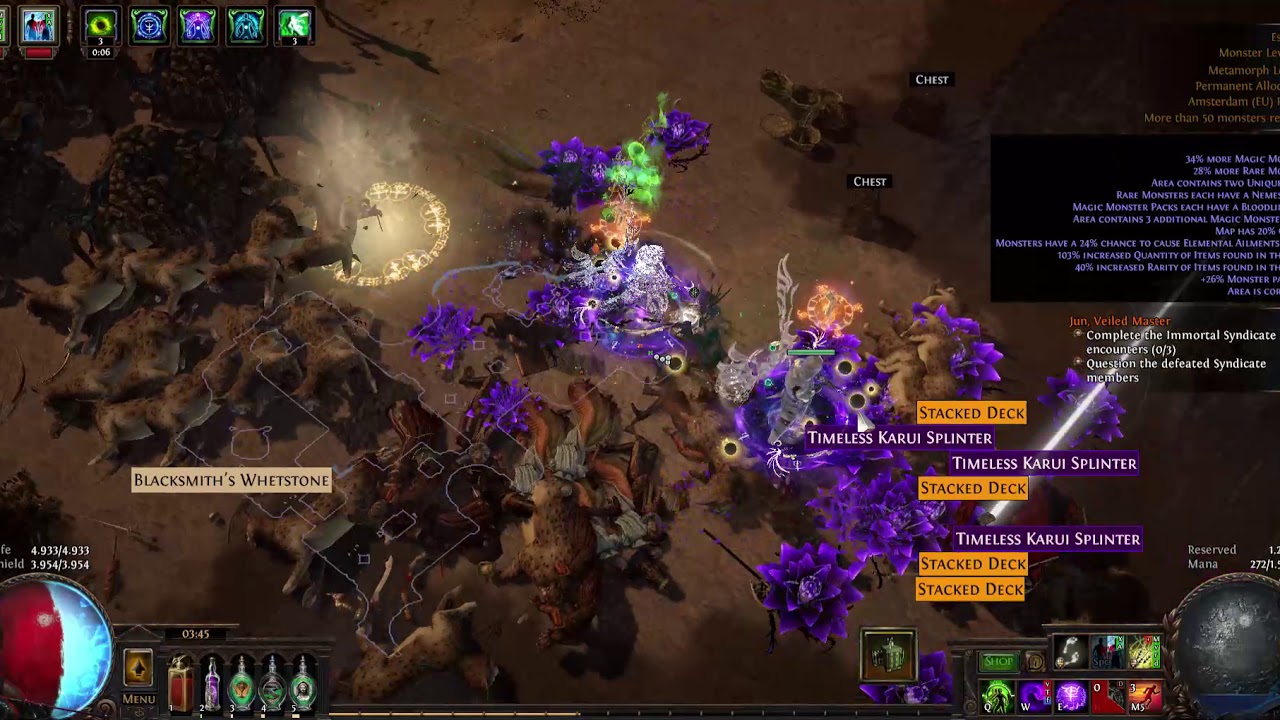 [3.9]Hasunic's Toxic Rain Trickster - T15 Estuary regular map clear
