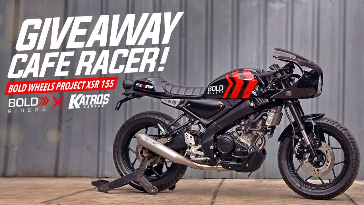 GIVEAWAY XSR 155 Custom Caferacer #AtenxKatros #BoldridersXKatrosgarage