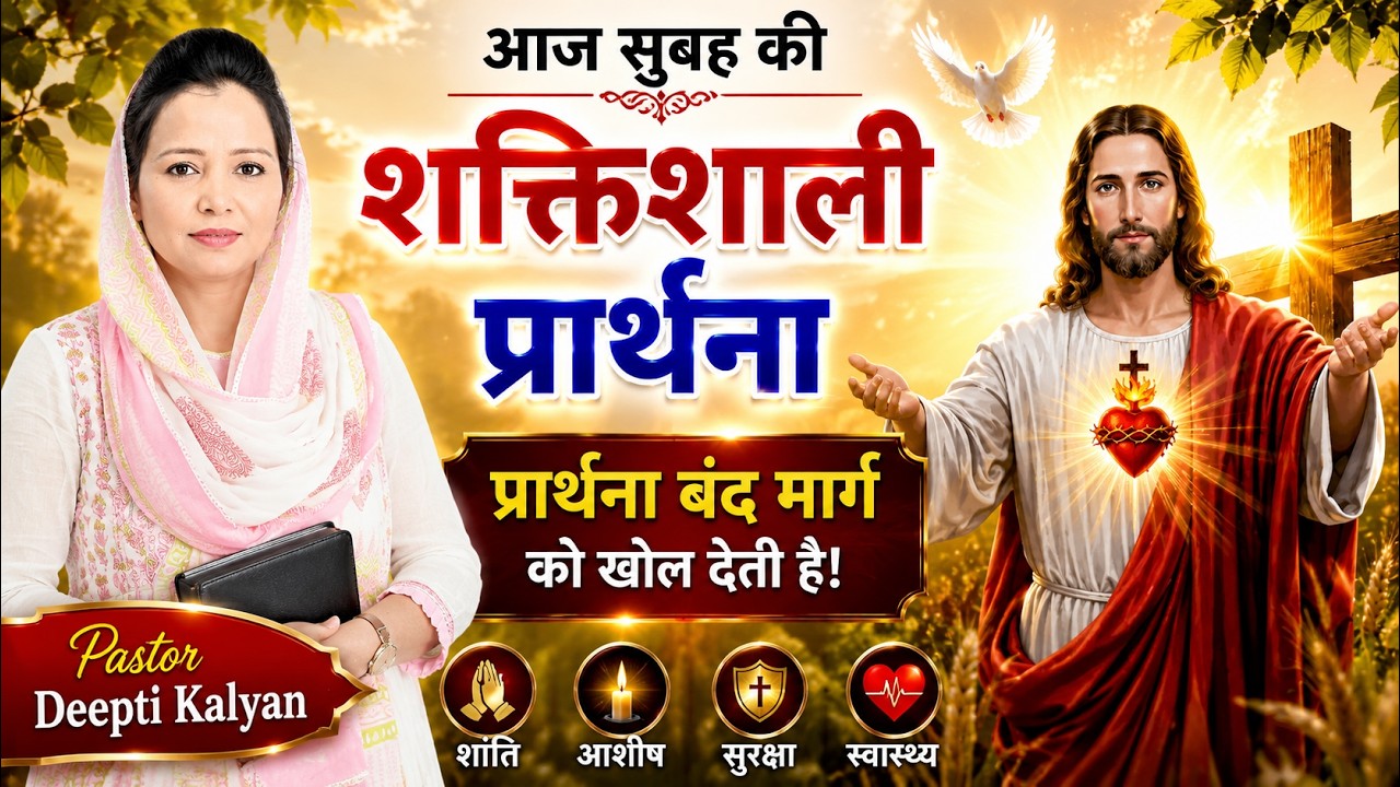 सुबह की प्रार्थना | आज सुबह की शक्तिशाली प्रार्थना | Morning Prayer | By Pastor Deepti