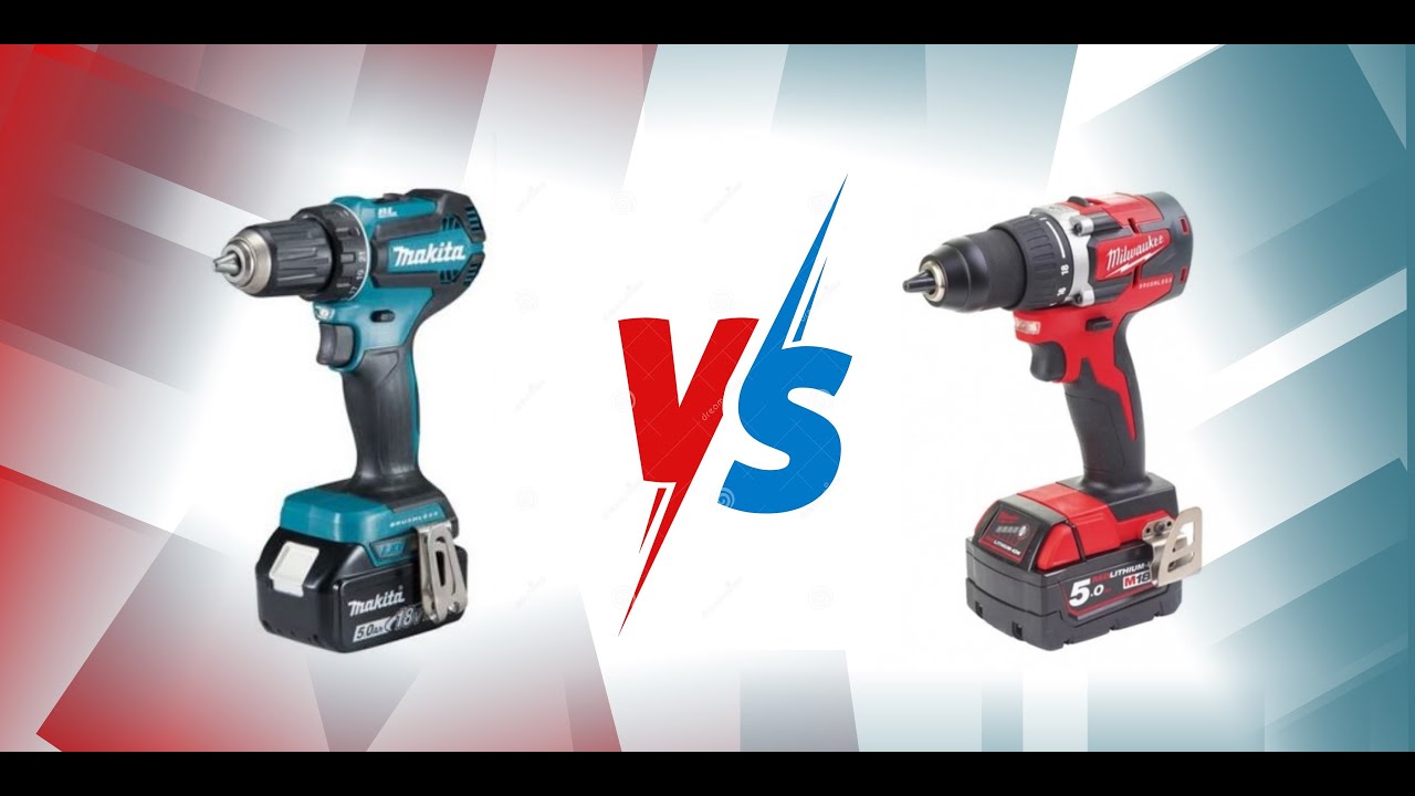 Perceuse visseuse à percussion Milwaukee M18 - V.S. - Perceuse visseuse à percussion Makita 18V 5 AH