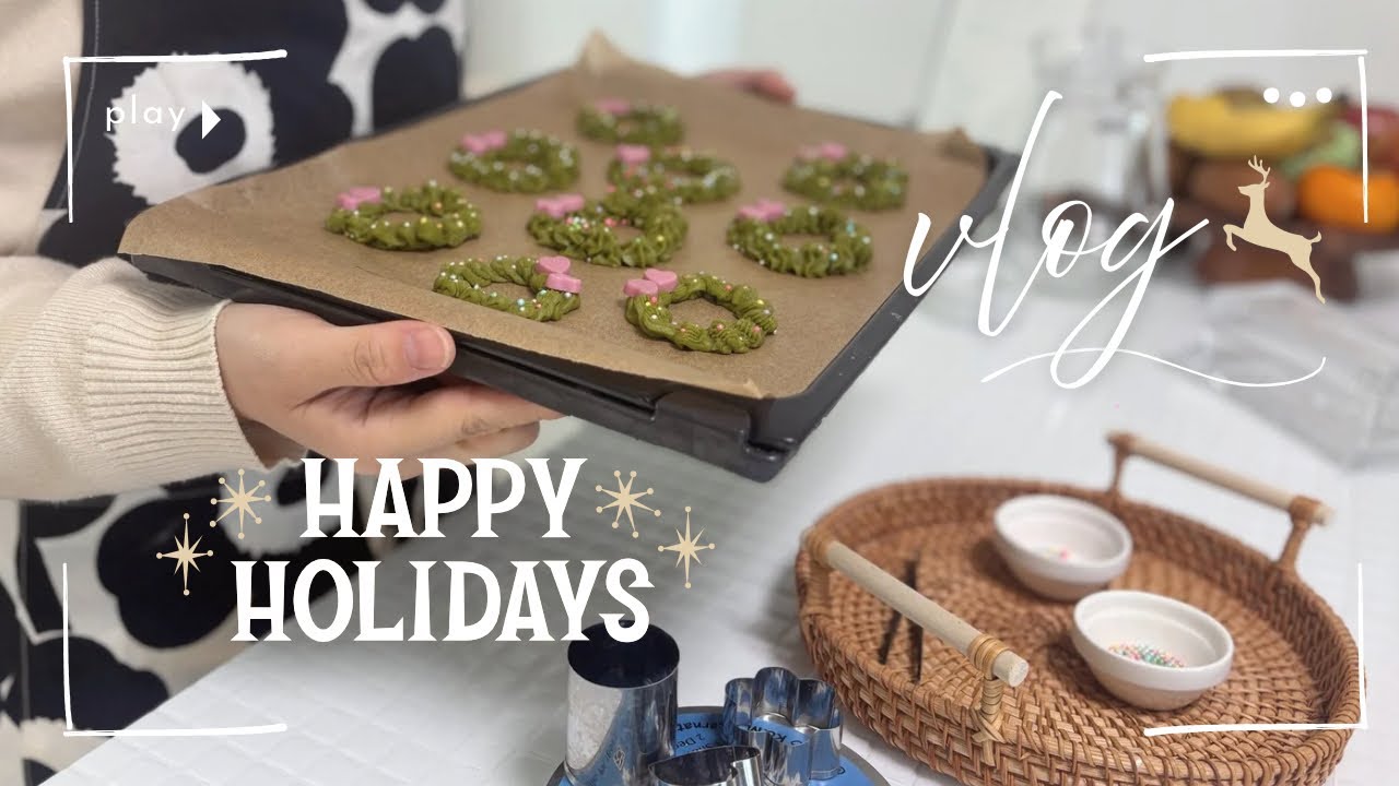 がんばりすぎない1人暮らしのクリスマス⌇小さなツリーとクッキー🎅🏻🤶🏻🎄