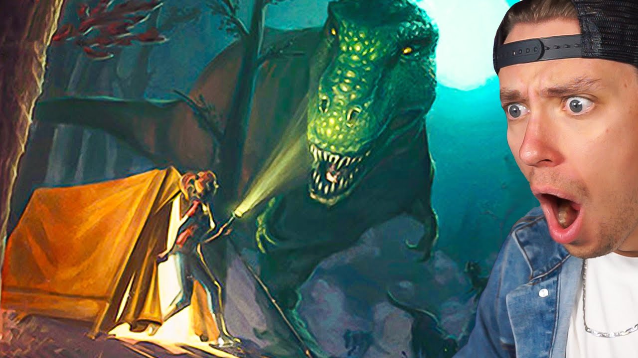 Being Hunted by a T-Rex in the Forest