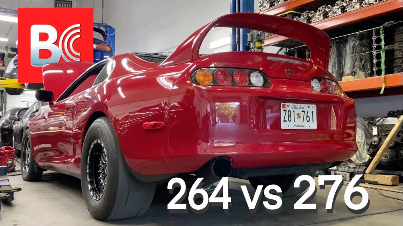 Supra 2JZ idle BC 264 vs 276 stage 3+ cams