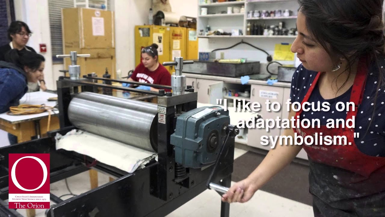 Chico State Student Focuses on Printmaking