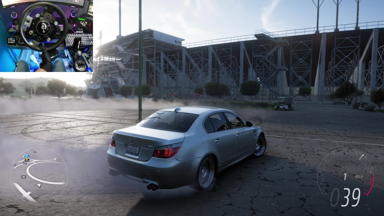 BMW E60 M5 - Forza Horizon 5 - Thrustmaster T-GT2 - Steering wheel - Game play