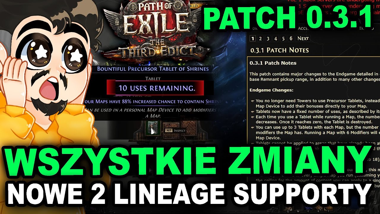 WSZYSTKIE ZMIANY w Path of Exile 2 The Third Edict Patch Notes 0.3.1