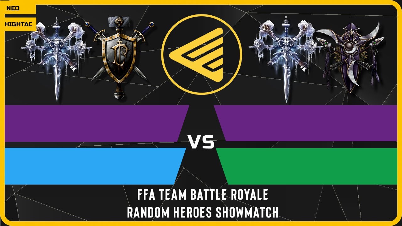 WC3 - Random Heroes Showmatch - FFA Team Battle Royale - Day 25