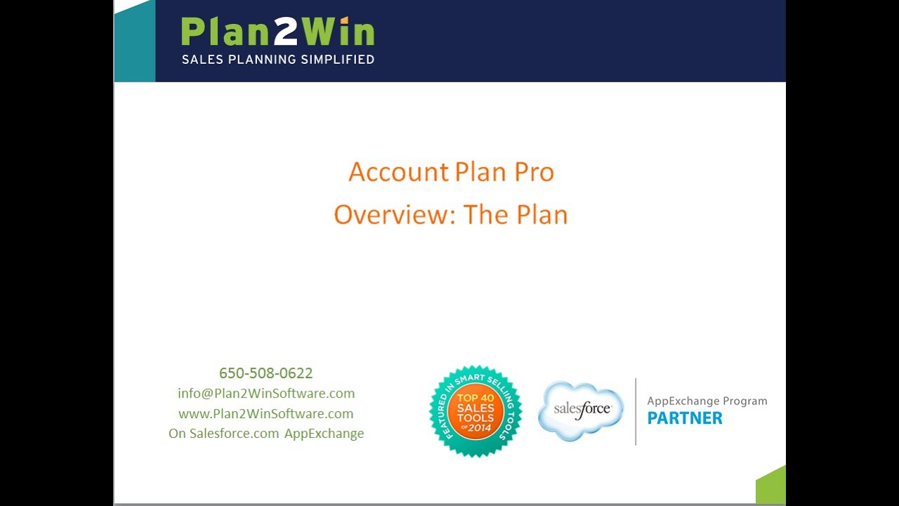 Account Plan Pro: Creating Account Plans