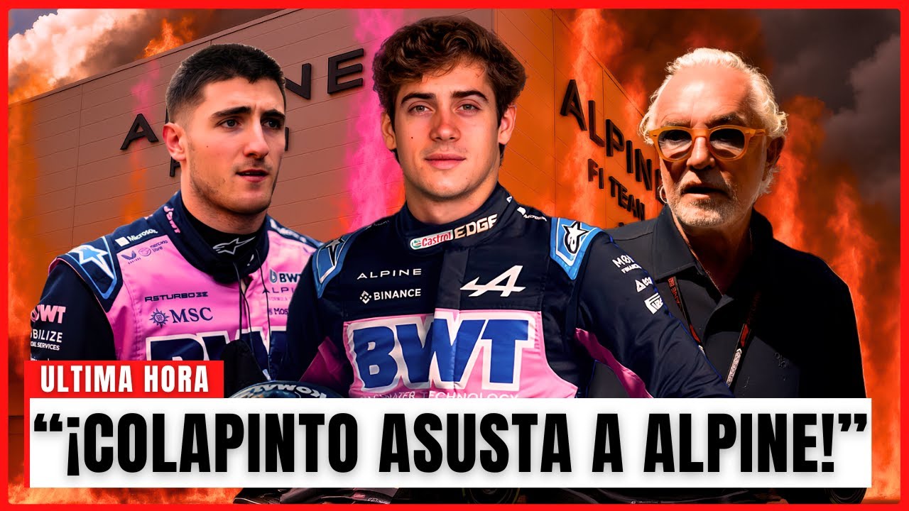 ¡COLAPINTO PROVOCA RÉCORD HISTÓRICO DE CAÍDA EN ALPINE F1!