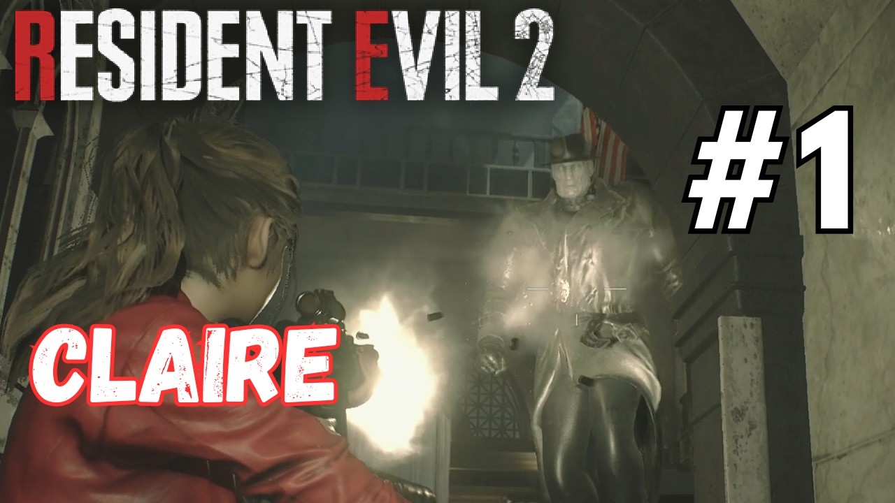 Resident Evil 2 com Claire #1 (Mr X ja apareceu !)