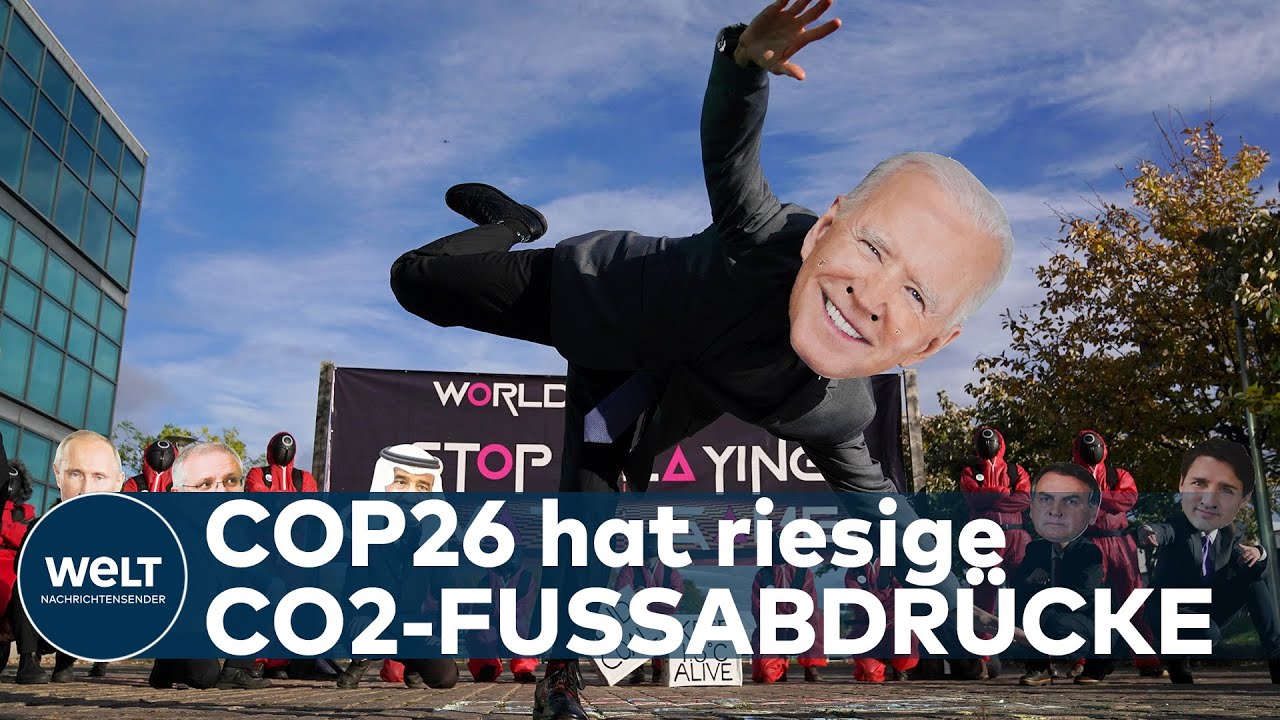 DRECKSCHLEUDER KLIMAGIPFEL: Politik-Prominenz schert sich wenig um die COP26-Ziele