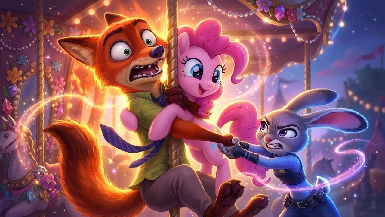 Judy Catches Nick Freaking Out on Coaster 🐰 | ZOOTOPIA
