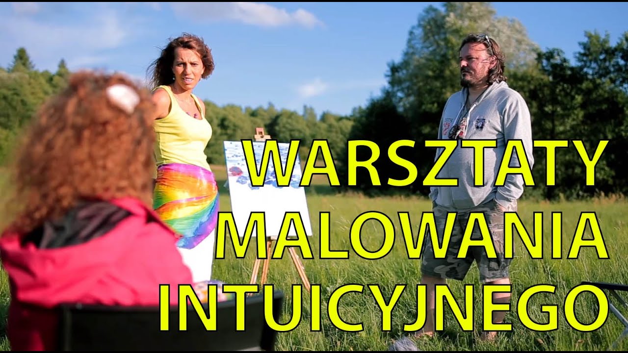Warsztaty malowania intuicyjnego z Justyną Gruszką i Piotrem Dulą