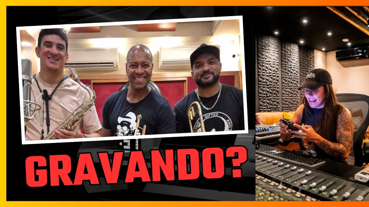 Gravando Metais para LAUANA PRADO