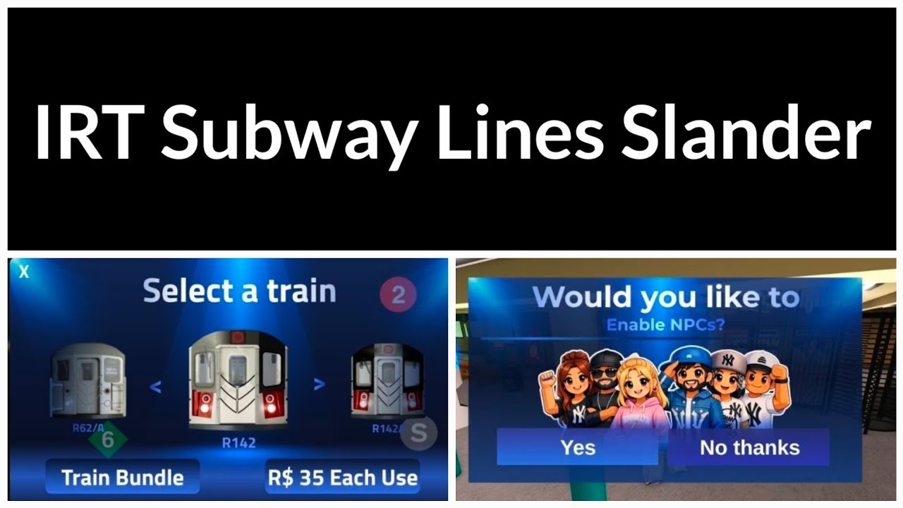 IRT Subway Lines (TransitCity) Slander 
