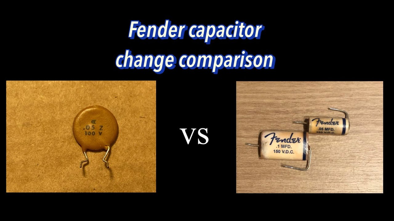 Fender Capacitor Tone Test by full gain