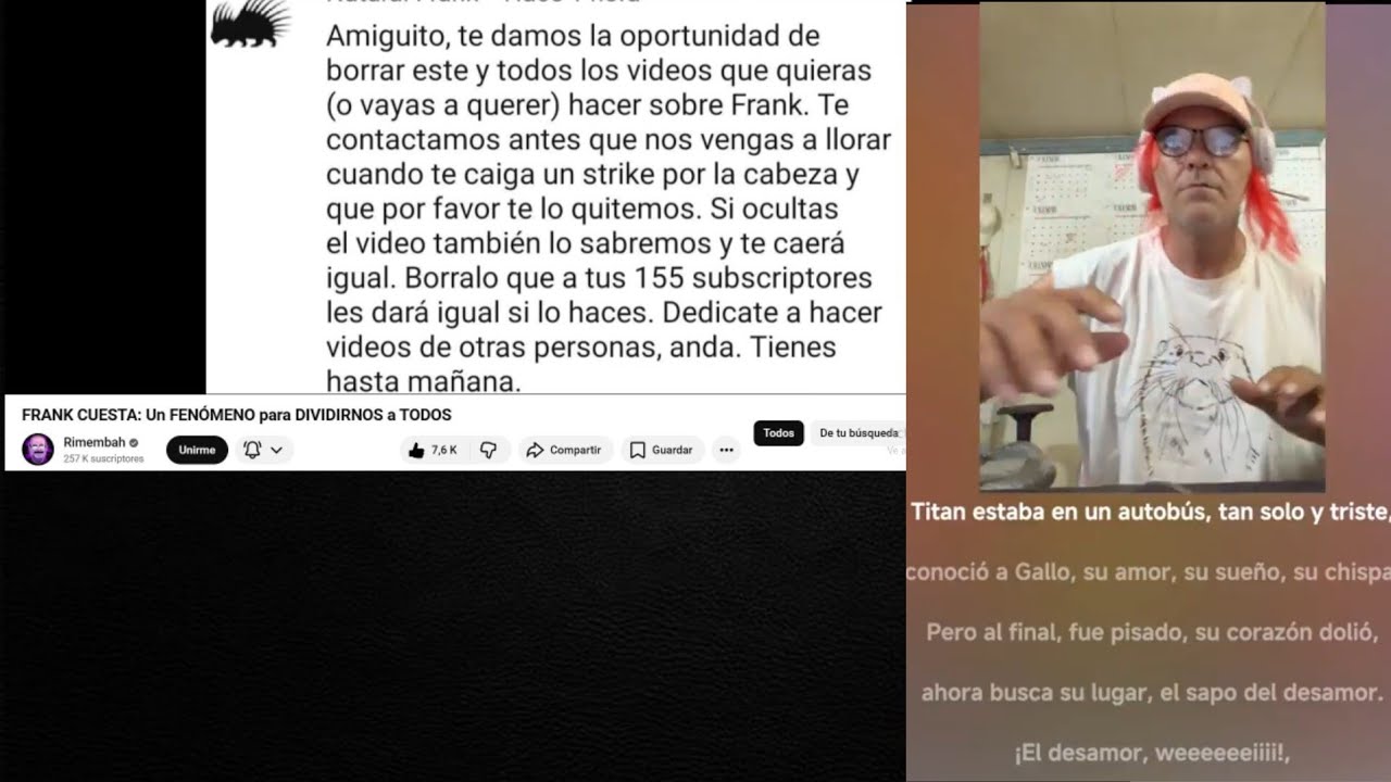 🚨LAMENTABLE🚨FRANK CUESTA EXPUESTO QUERIENDO CERRAR CANALES de OTROS