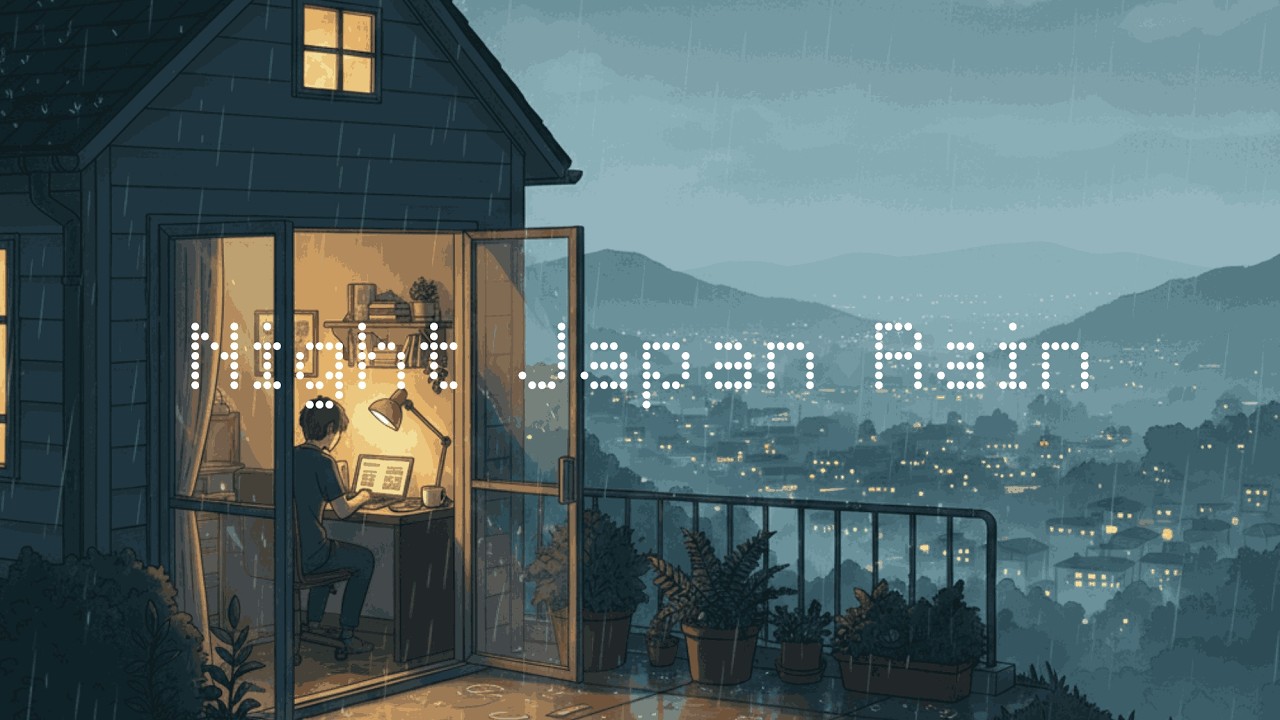 🎧 Japan Rain Ambience – Escape Into Peaceful Focus