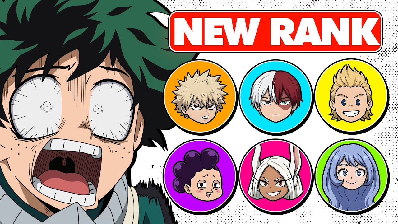 Официальный рейтинг 10 лучших героев MHA после событий &laquo;Новой эры&raquo;.