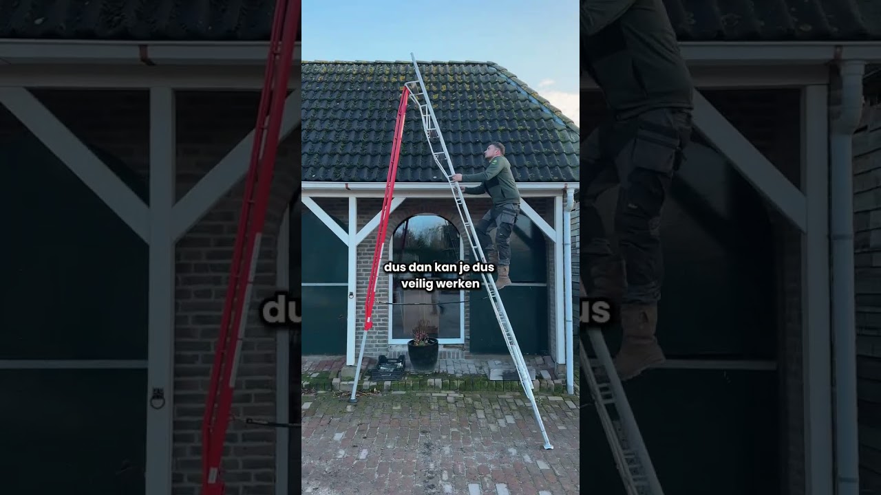 Een ladder met 3 poten? 