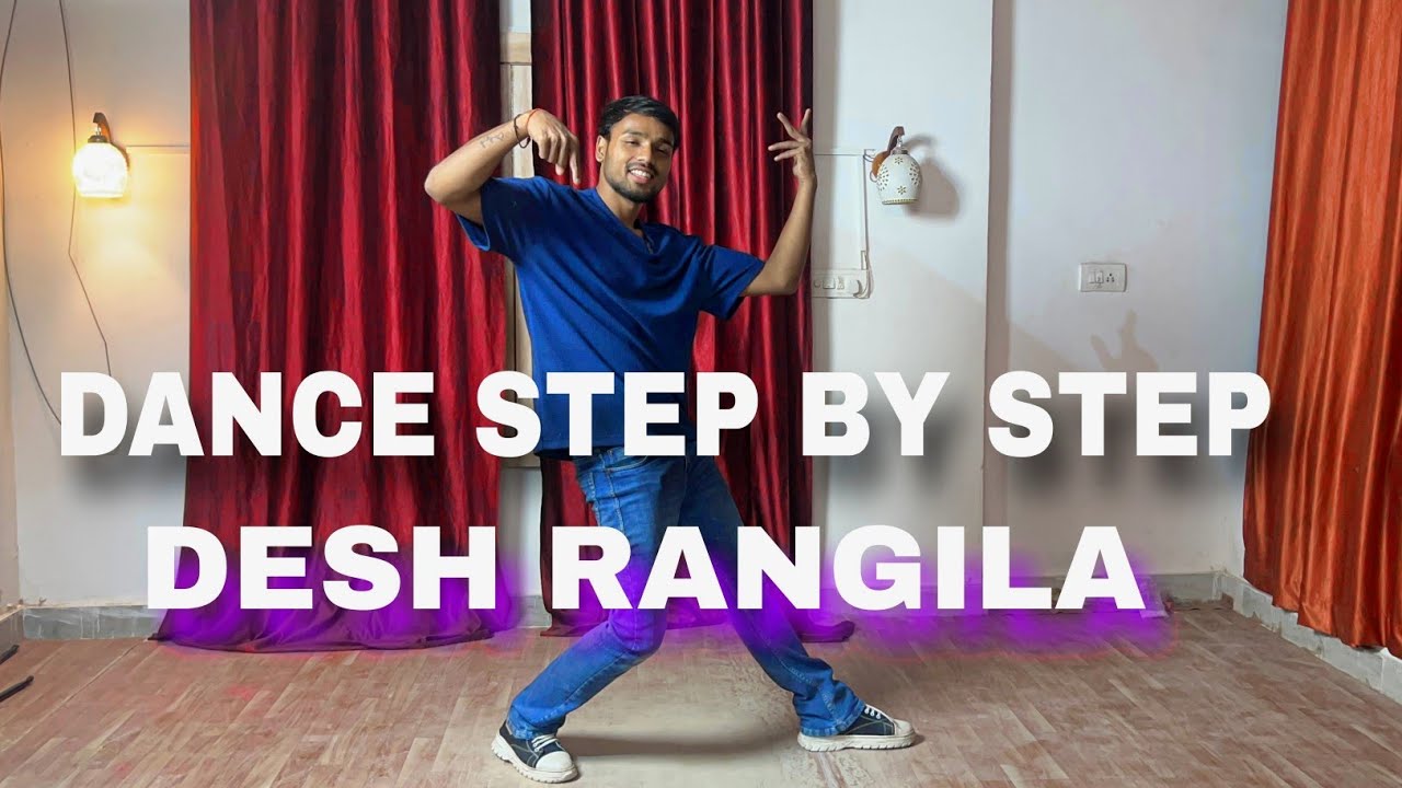 Desh rangila rangila ( patriotic song ) - Step By Step - Dance Tutorial For Kids