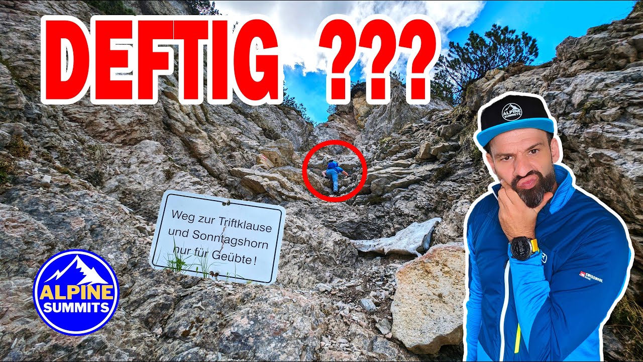 Sonntagshorn Überschreitung | DEFTIG und nur für geübte? #bergsteigen #sonntagshorn #chiemgau