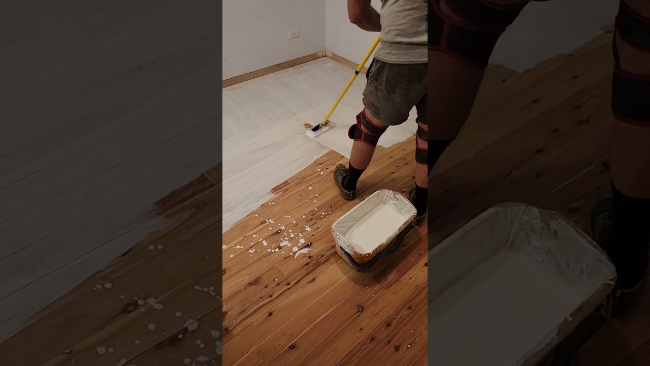 Floor Sanding Brisbane | lime wash / white wash cypress timber floor