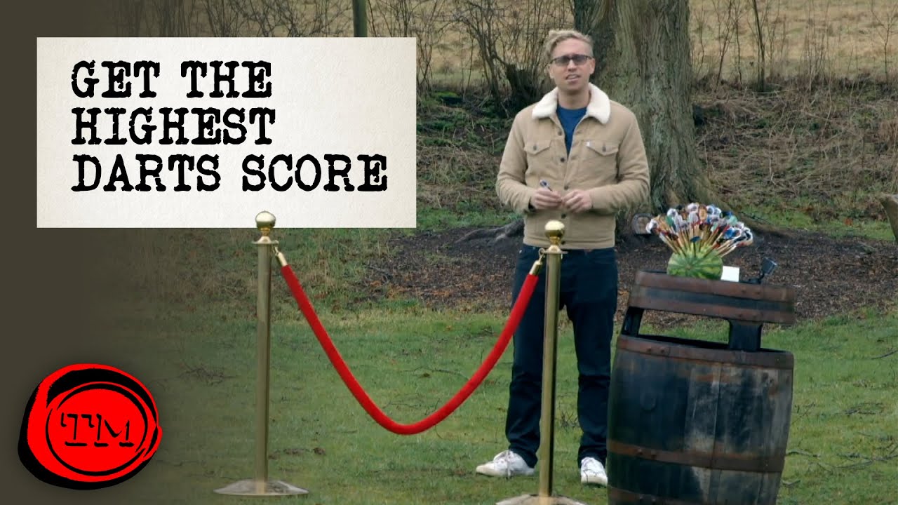 Get the HIGHEST Darts Score| Full Task | Taskmaster
