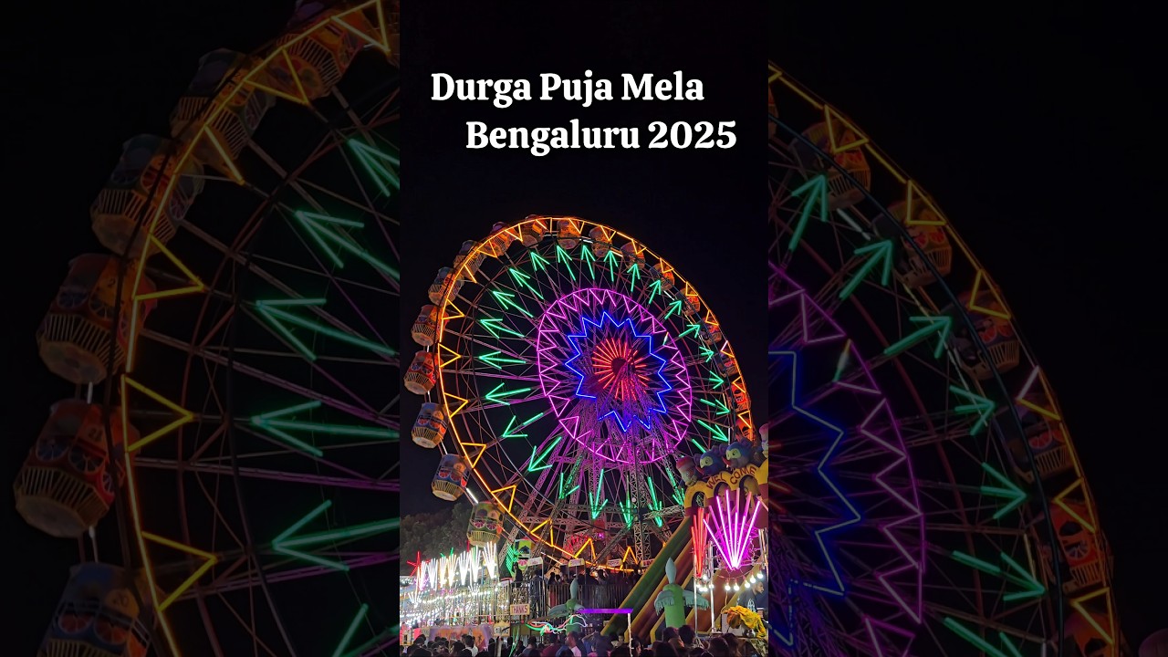 Durga Puja Mela in Bangalore, 2025 #navratri #mela