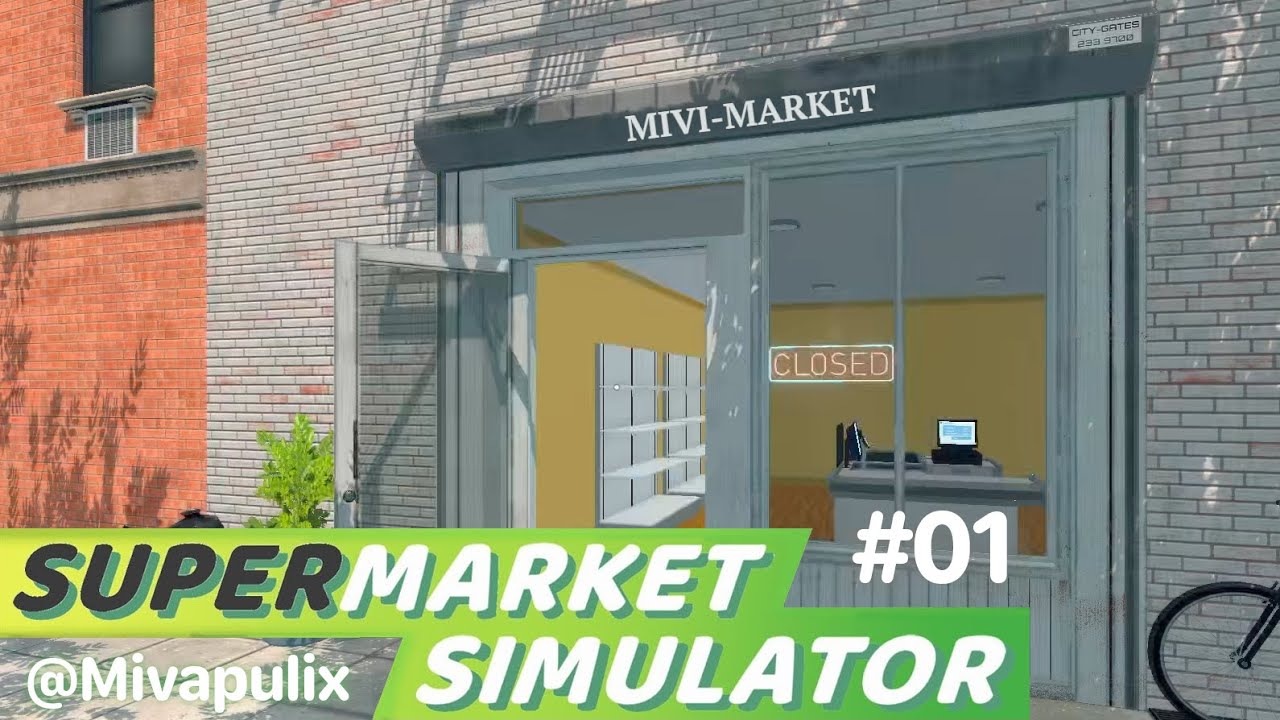 Supermarket Simulator #01 [Let's Play]