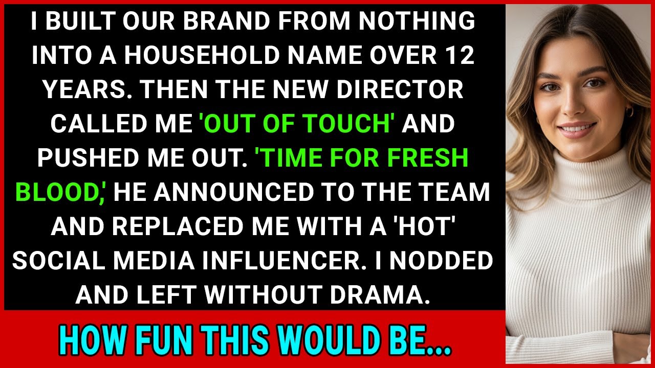 New Boss Fired Me After I Built Our Brand From Scratch For 12 Years & Replaced Me With Influencer...