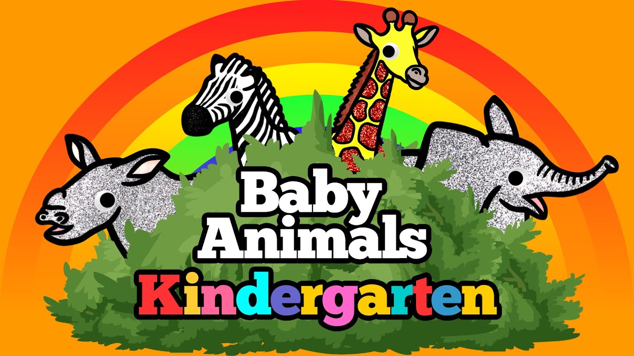 Baby Safari Animals Find Mommy Animals! | Drawing and Coloring with Glitter & Googly Eyes
