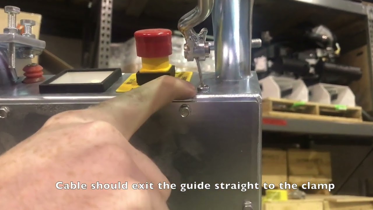 IMPACTS S210E: How to Adjust the Cable