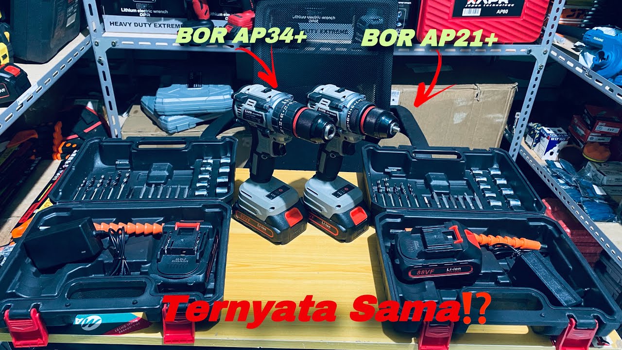 Riview perbedaan bor APR tipe ap 34+ dan ap 21+ simak dulu sebelum beli