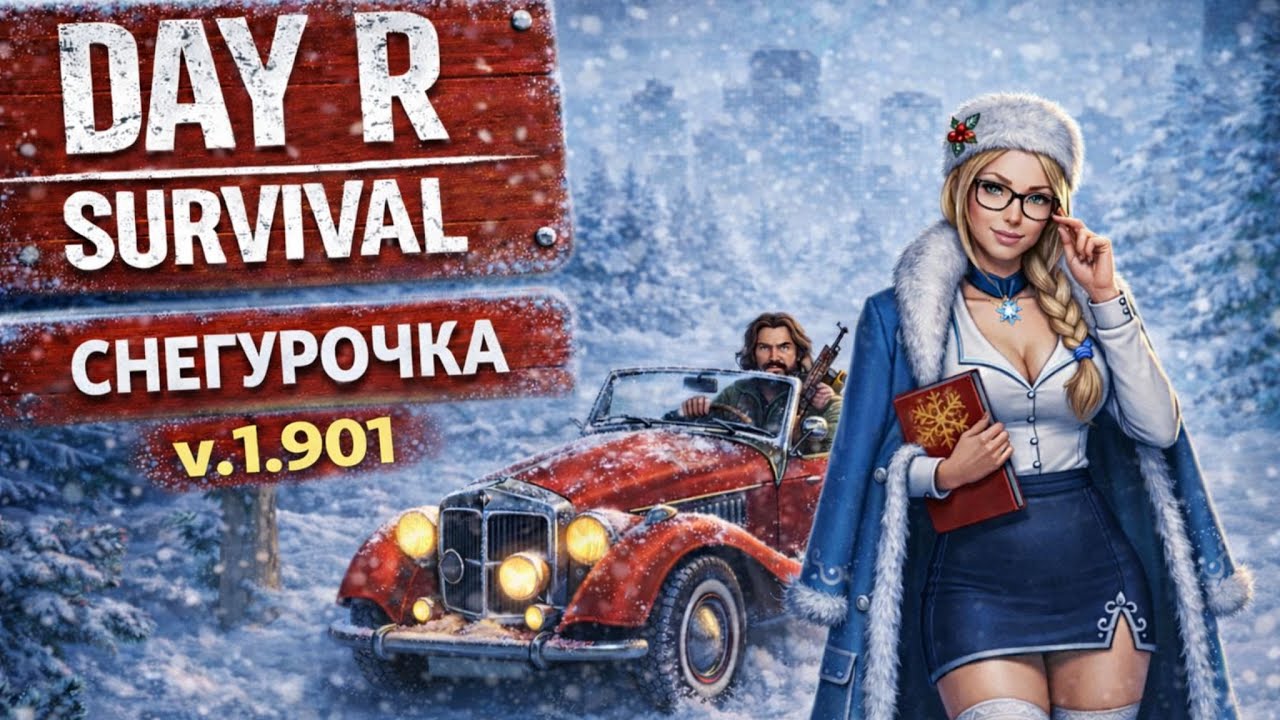 Новогодний Ивент в Day R Survival: Снегурочка | Серия 41