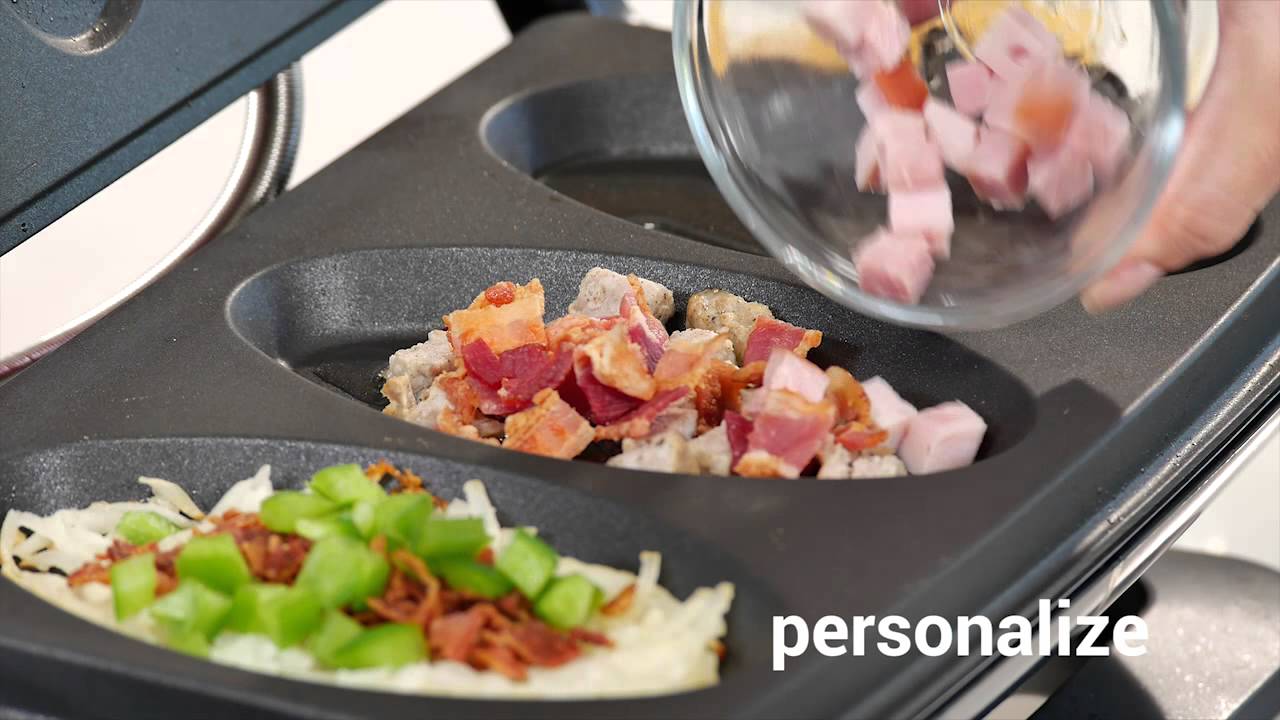 George Foreman Evolve Grill Recipes | How to Make Omelets Three Ways