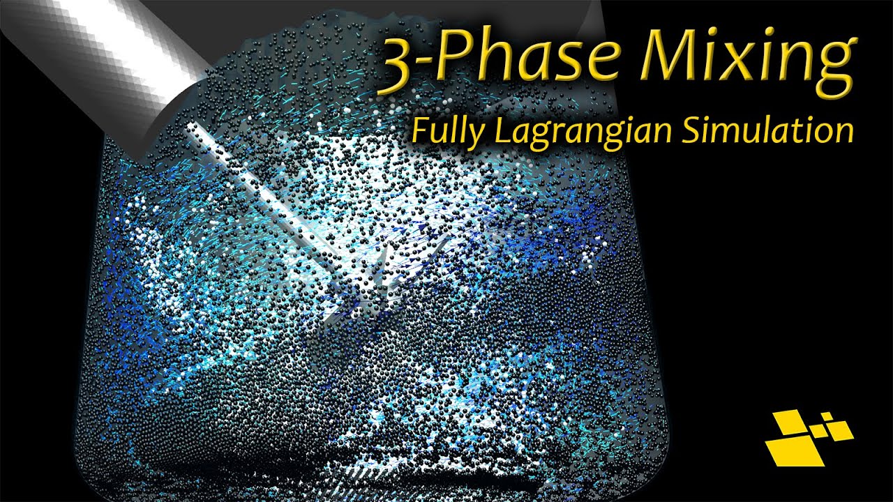 Fully Lagrangian Simulation of 3-Phase Mixing