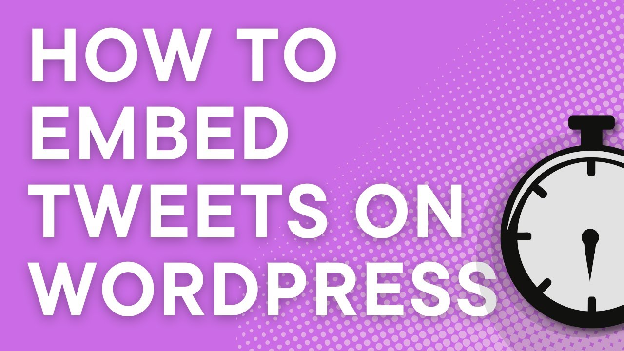 Twitter 101: How to embed another person's tweets on a Wordpress site (2023)