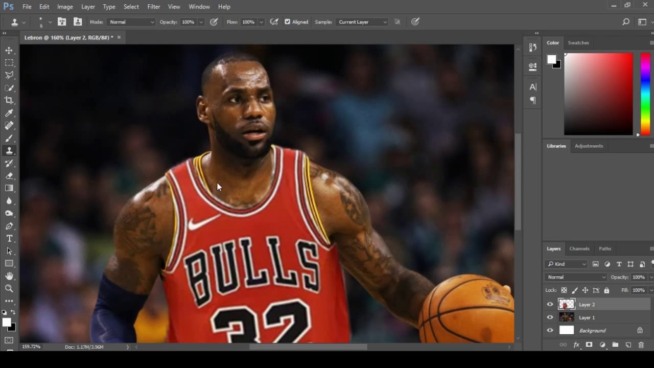 Jersey Swap Tutorial - Photoshop CC