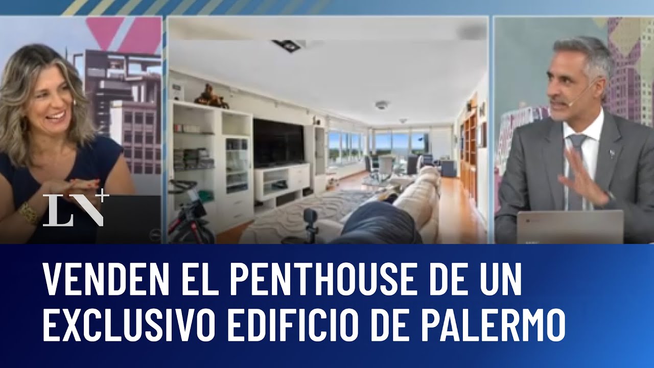 Venden el penthouse de un exclusivo edificio de Palermo