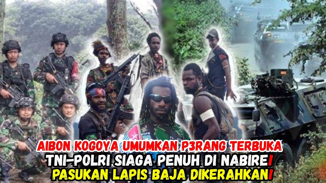 Papua Memanas! Panglima OPM: Aibon Kogoya Umumkan P3rang Terbuka: TNI-Polri Siaga Penuh di Nabire!